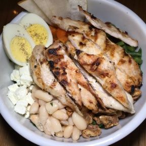 Gluten-free chicken Cobb salad from The Independence